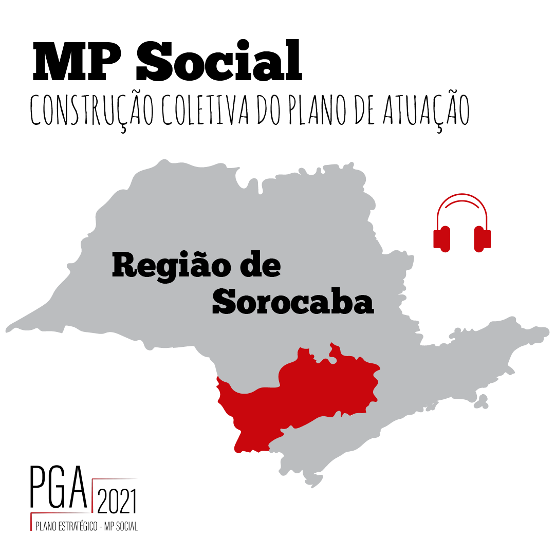 MP Social - Construção coletiva do plano de atuação - Região de Sorocaba - PGA 2021- plano estratégico MP Social
