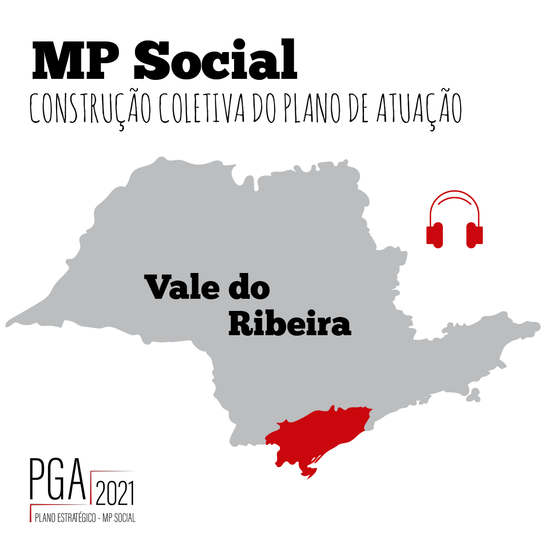 MP Social - Construção coletiva do plano de atuação - vale do ribeira - PGA 2021- plano estratégico MP Social