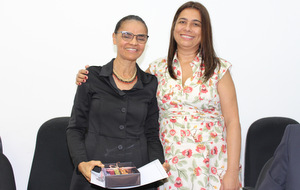 Marina Silva e Promotora de Justiça Regina DAmasceno