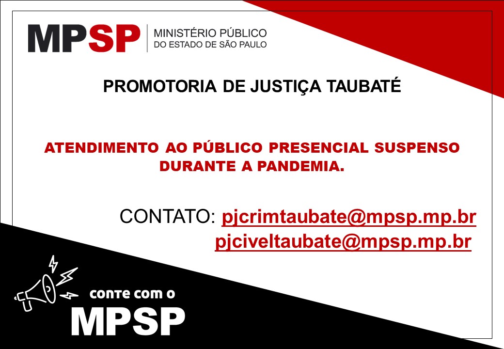 MPSP pede a demissão de servidores temporários da prefeitura de Taubaté